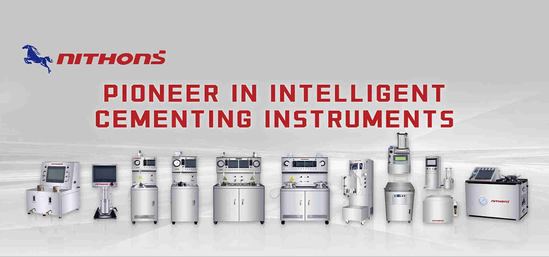 API-compliant oil well cement testing equipment catalog showcase, featuring advanced slurry analysis instruments.